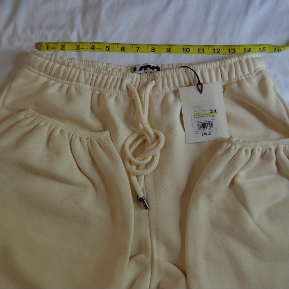 KBB by KAHLANA Women's High-Rise Straight Leg 'The Dwayne Sweats' - Cream M - Picture 6 of 10
